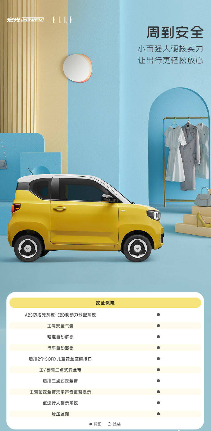 五菱宏光miniev马卡龙电动汽车配置表公布