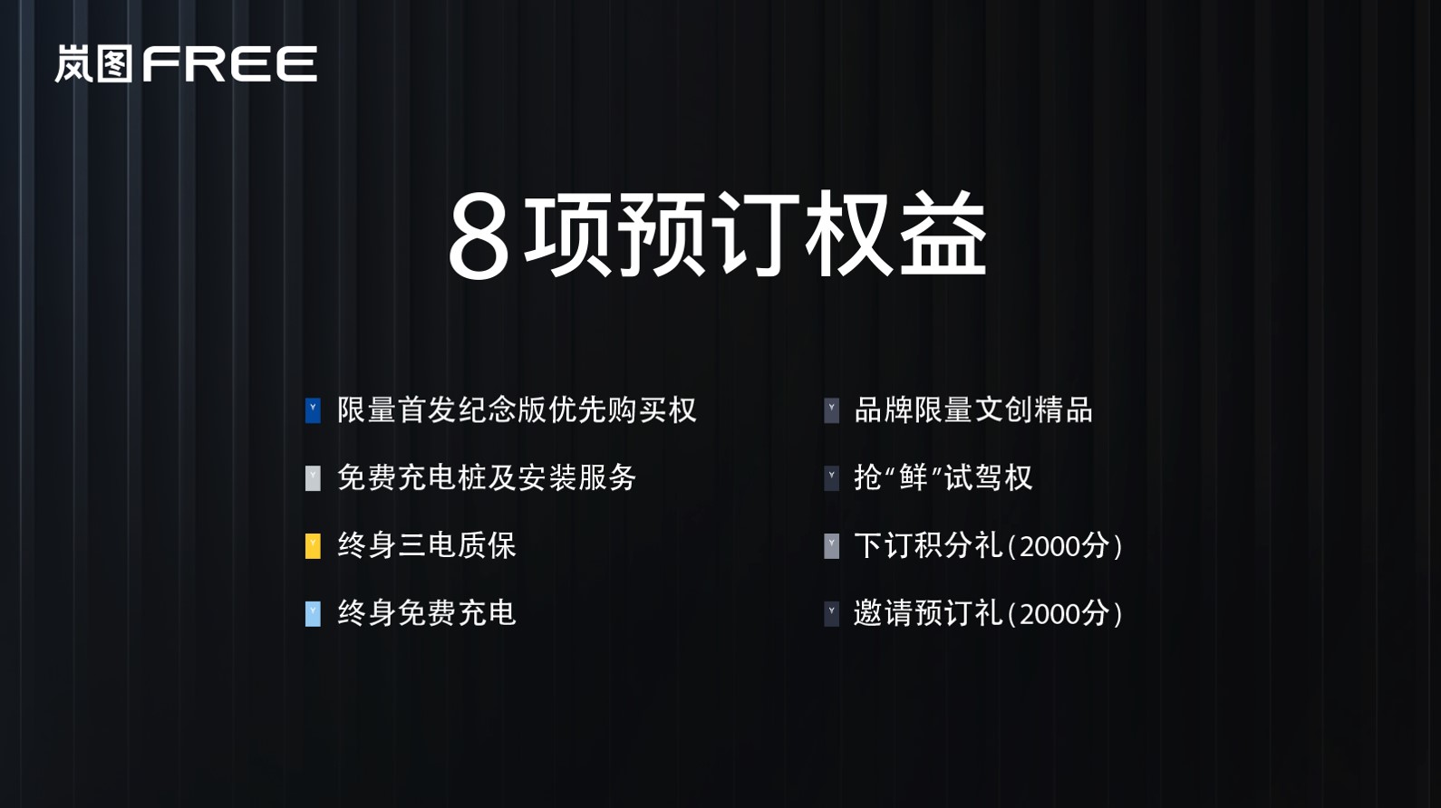 岚图FREE推出增程版及纯电版 预售31.36-33.36万元