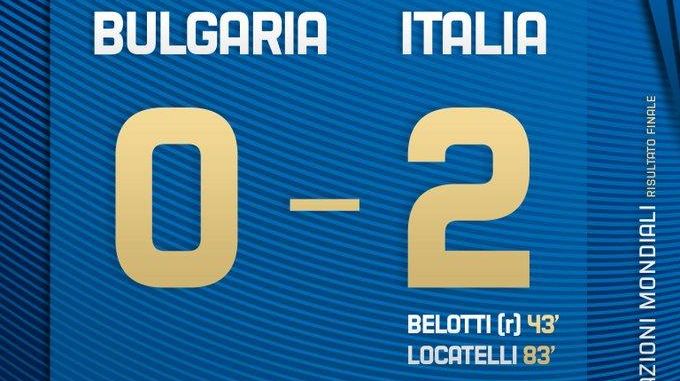 世预赛-意大利2-0保加利亚，<em>贝</em><em>洛</em><em>蒂</em>点球破门
