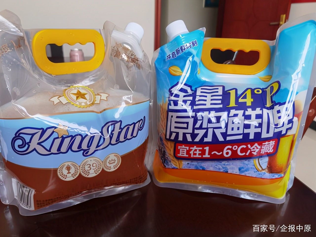 金星啤酒双喜临门袋装精酿白啤上市占地300亩工业园迎客