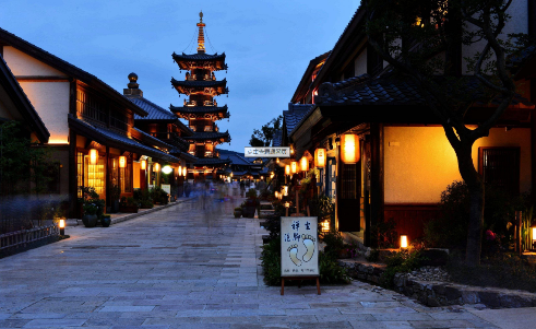 图为日本京都