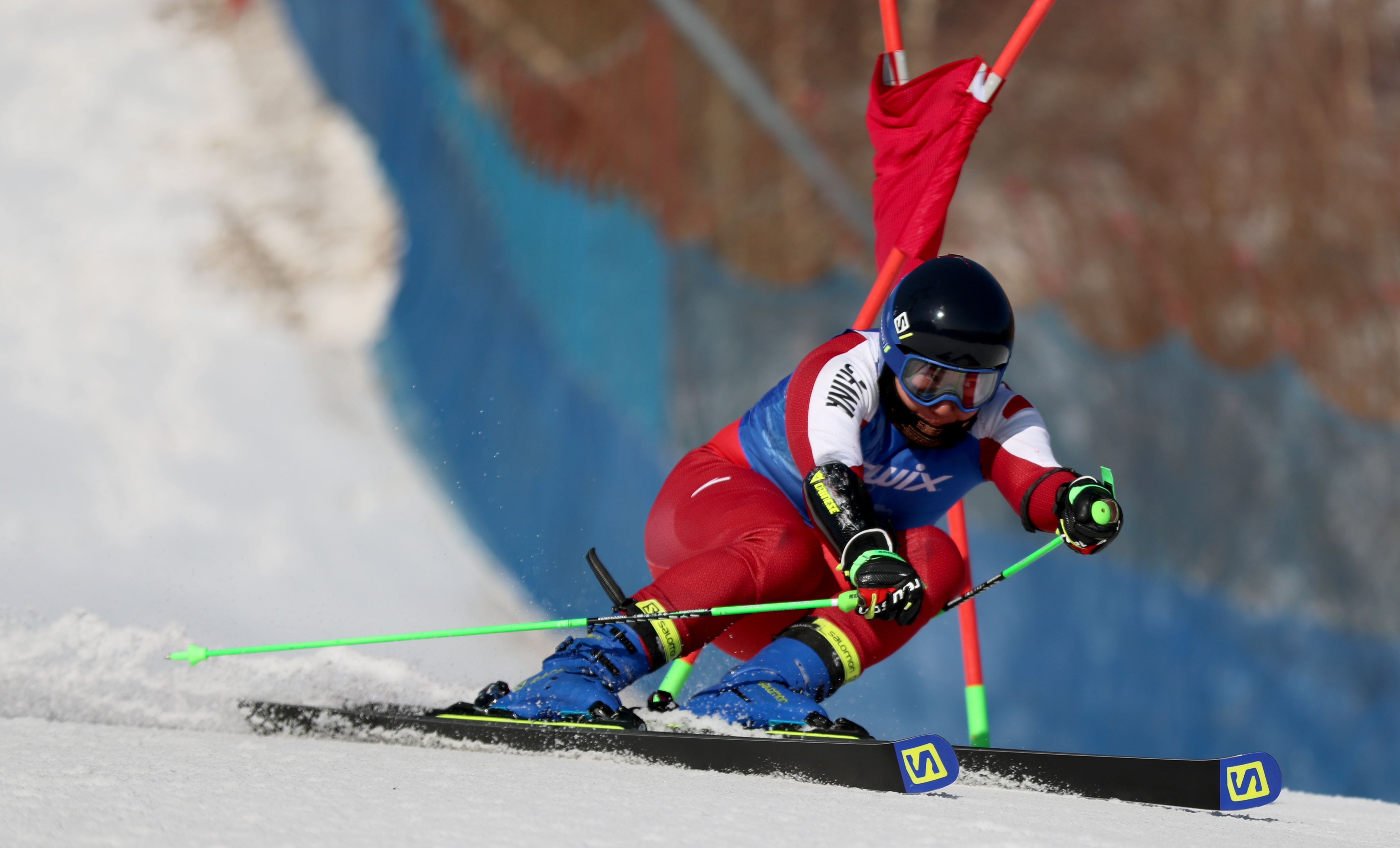 全国高山滑雪冠军赛第二日黑龙江队再获5枚奖牌