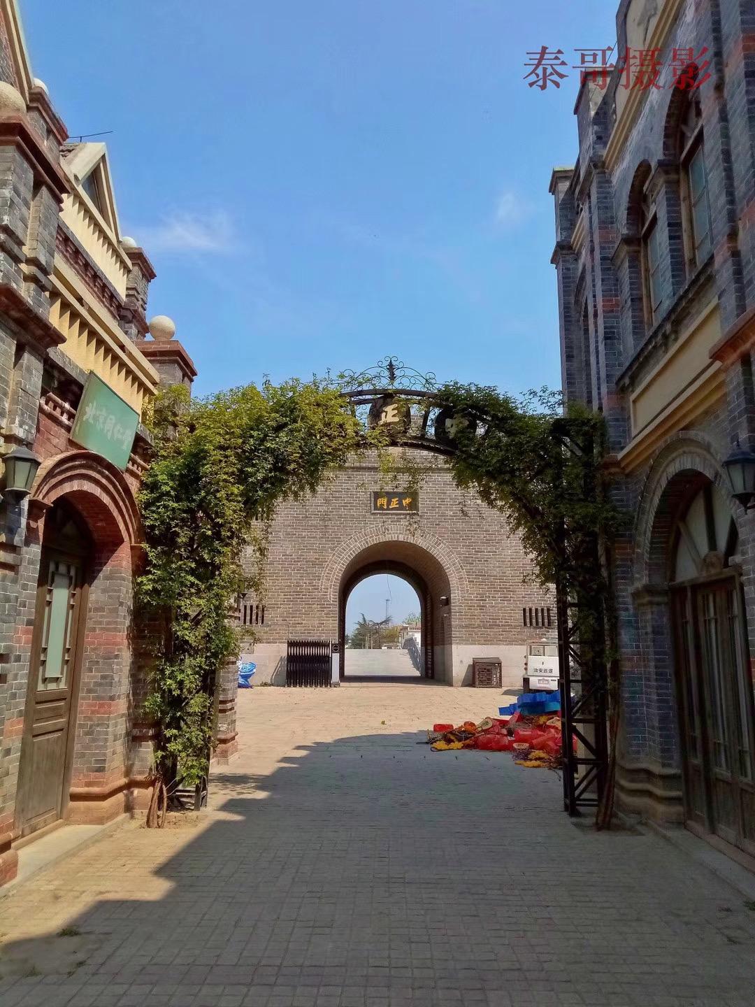 在中正街北口向北门方向看