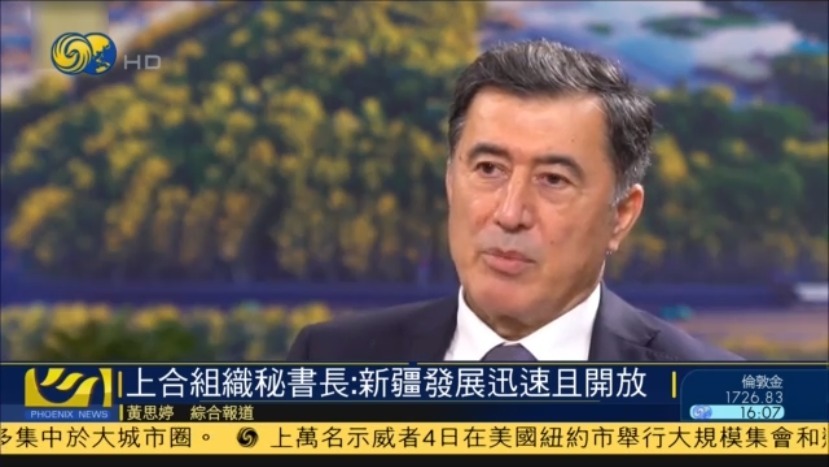 上合组织秘书长：新疆发展迅速且开放 世界不应再被谎言欺骗