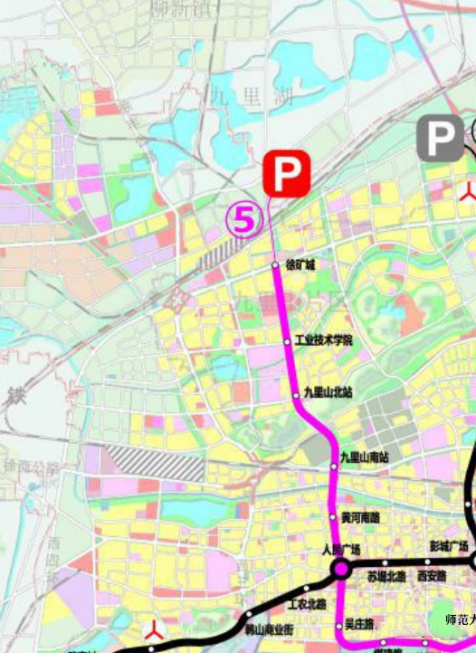 徐州5号线地铁线路图图片