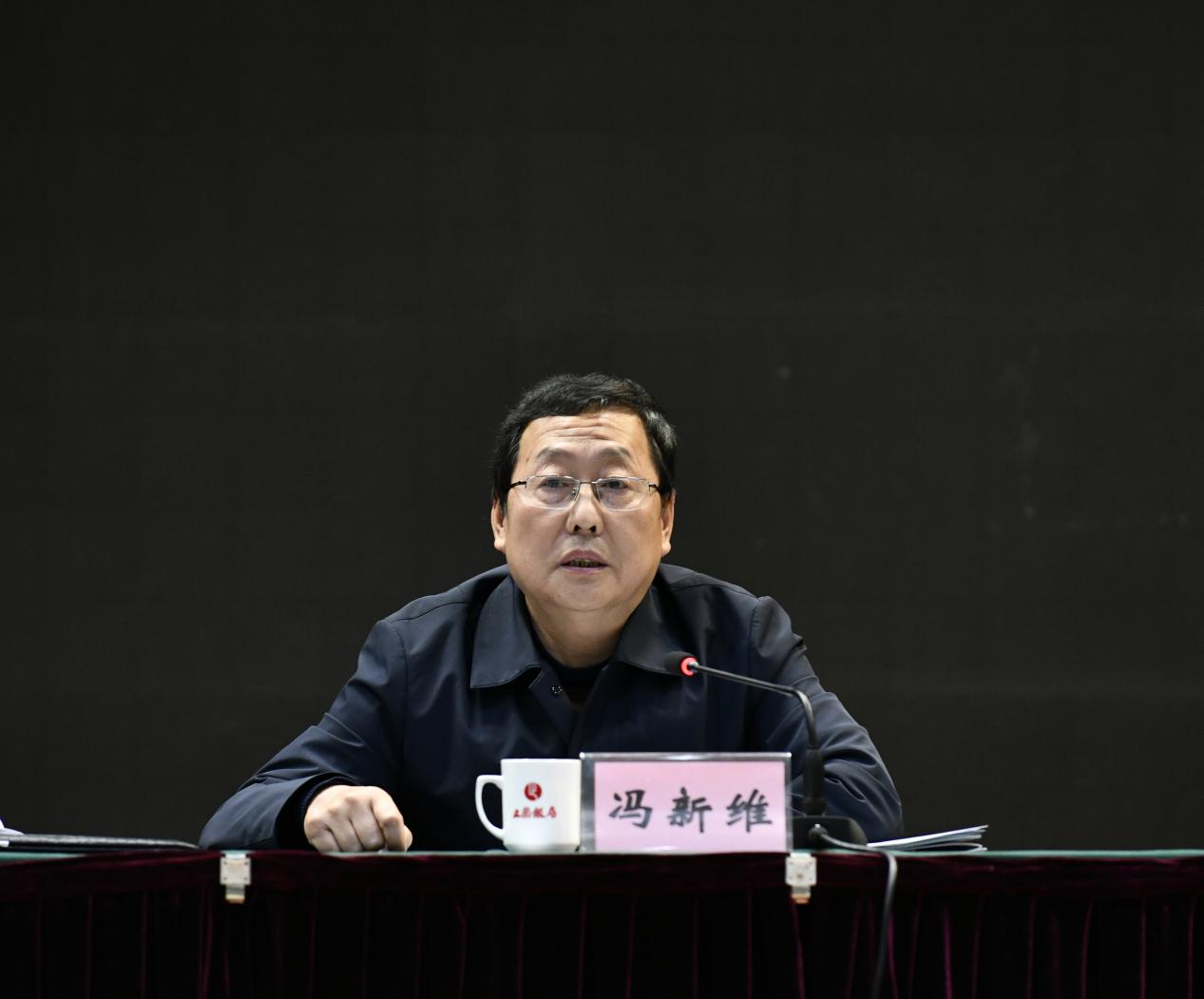 省计生协会副会长、秘书长冯新维讲话