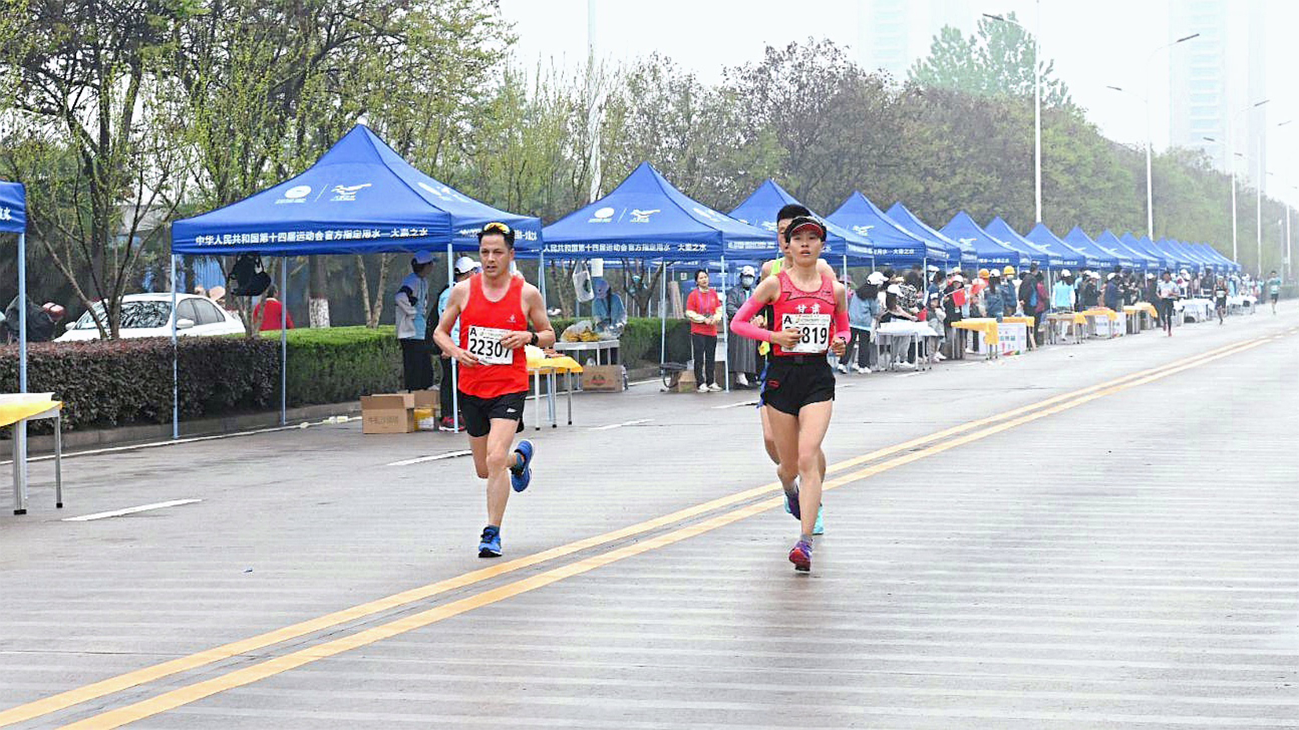 “大秦之水”出彩2021美畅杨凌农科城马拉松赛