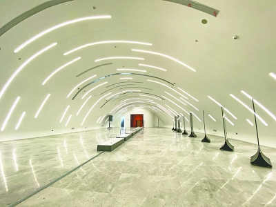 三层艺术展示厅。