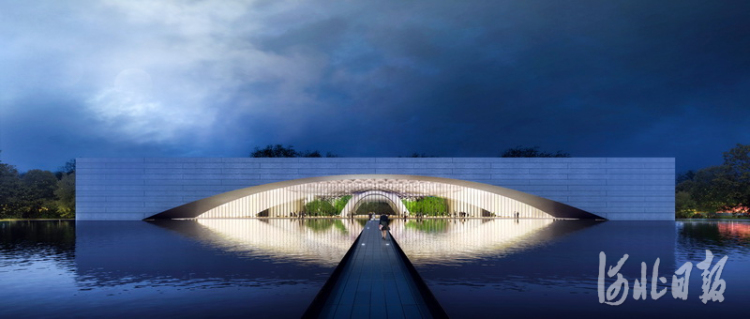 雄安城市计算(超算云)中心效果图。