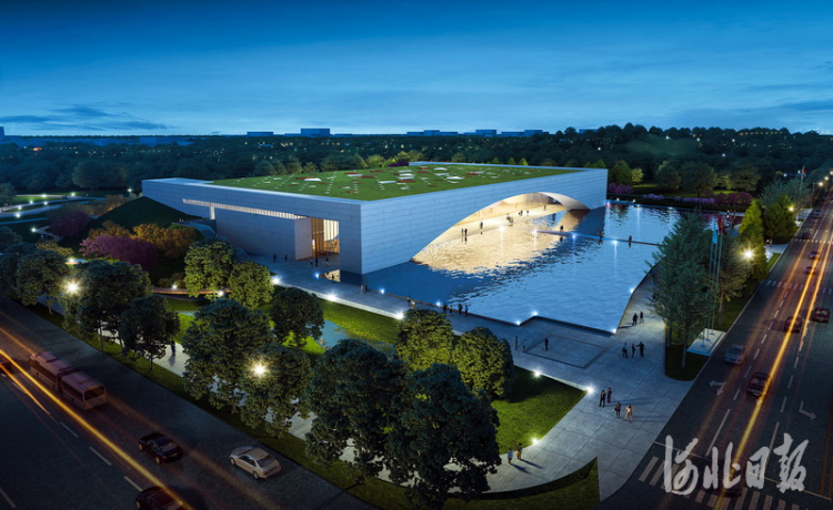 雄安城市计算(超算云)中心效果图。