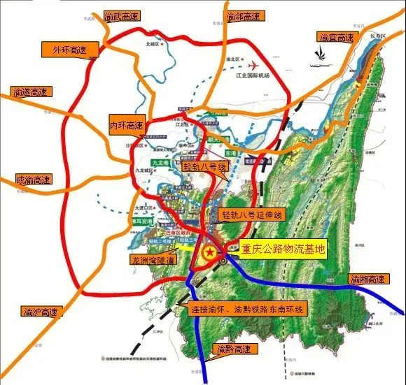 重庆高速规划2019-2035图图片