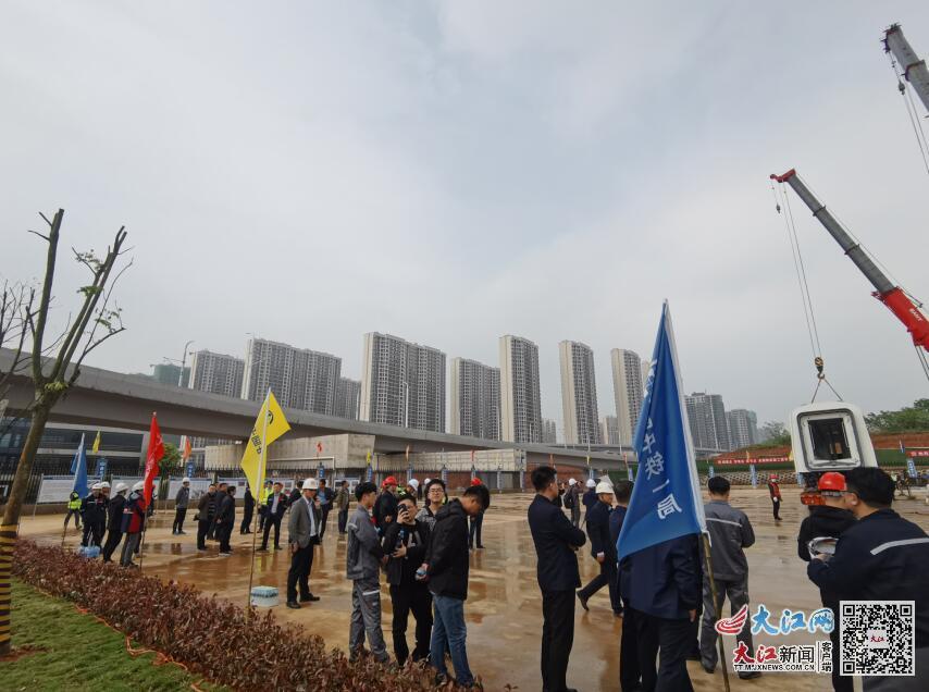 南昌地铁4号线施工现场