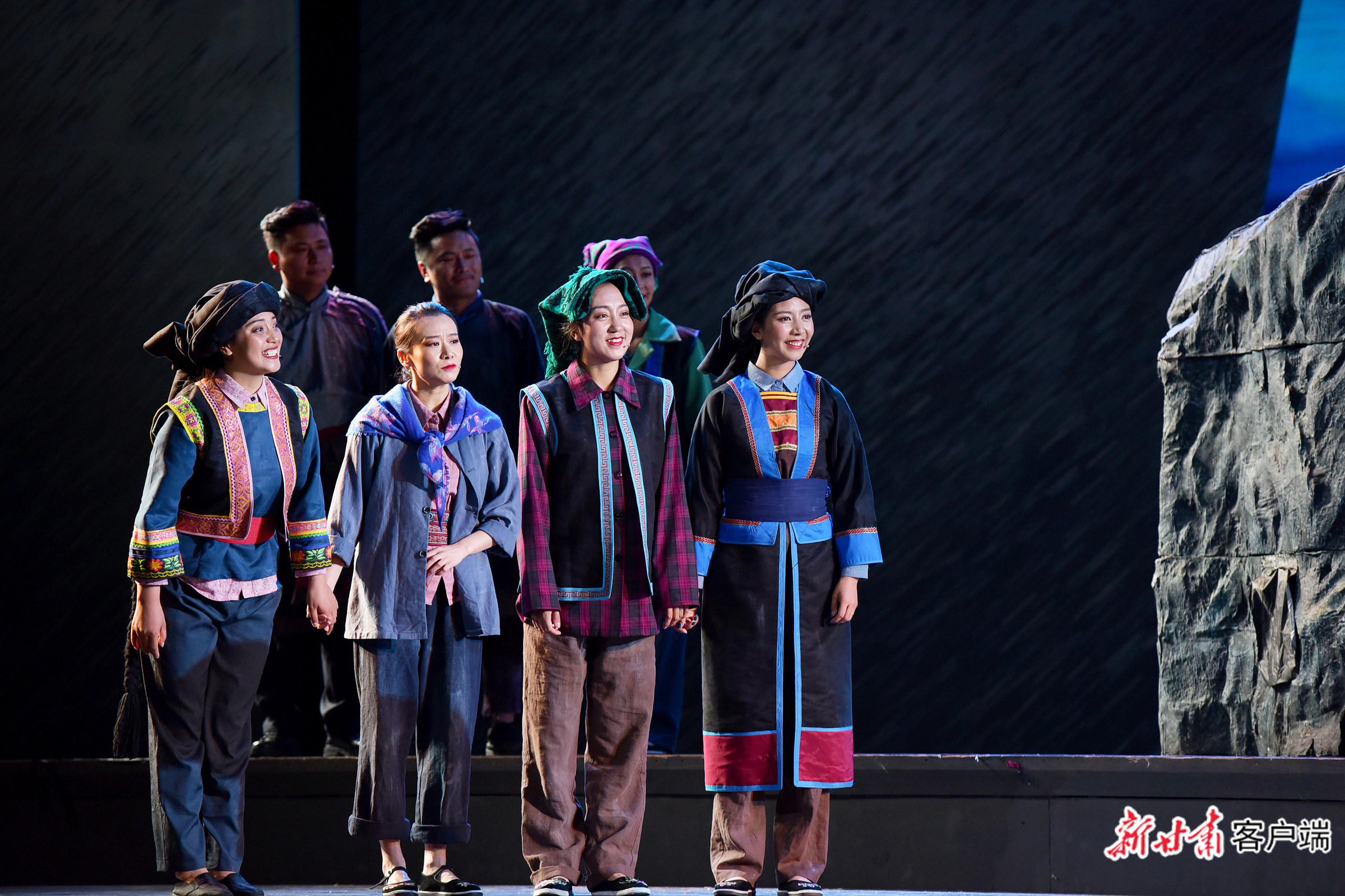 音乐剧《达玛花开》剧照 新甘肃&middot;甘肃日报记者 韦德占 摄