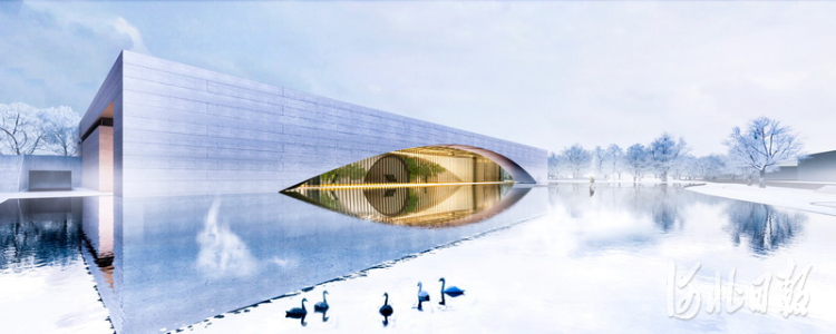 雄安城市计算(超算云)中心效果图。