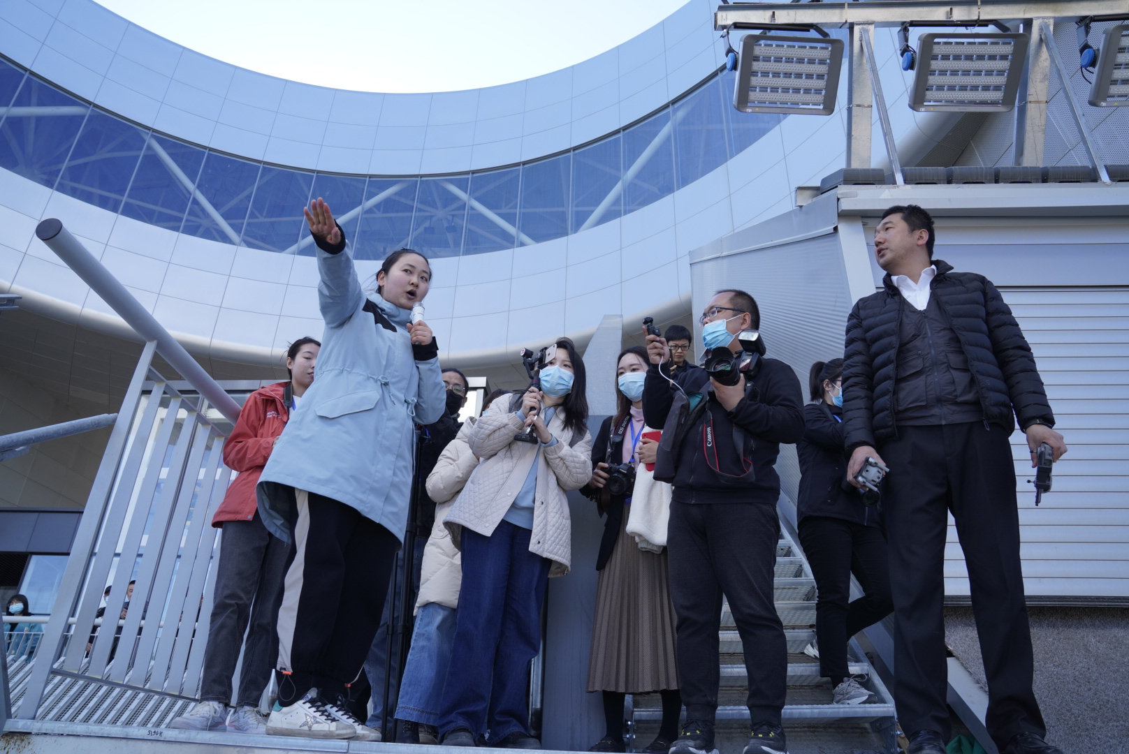 【百年京张路 筑梦冬奥行】走进北京冬奥会张家口赛区国家跳台滑雪中心