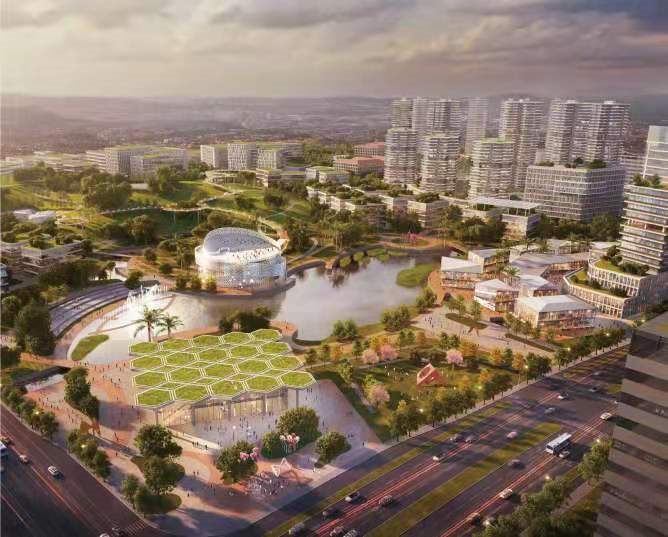 科创湾顶展厅盛放打造知识城产业孵化新高地