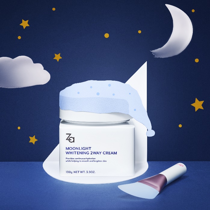 每晚仅需一步,轻松睡出“白光肌” ——Za晚安皙润美白两用雪凝霜全新上市