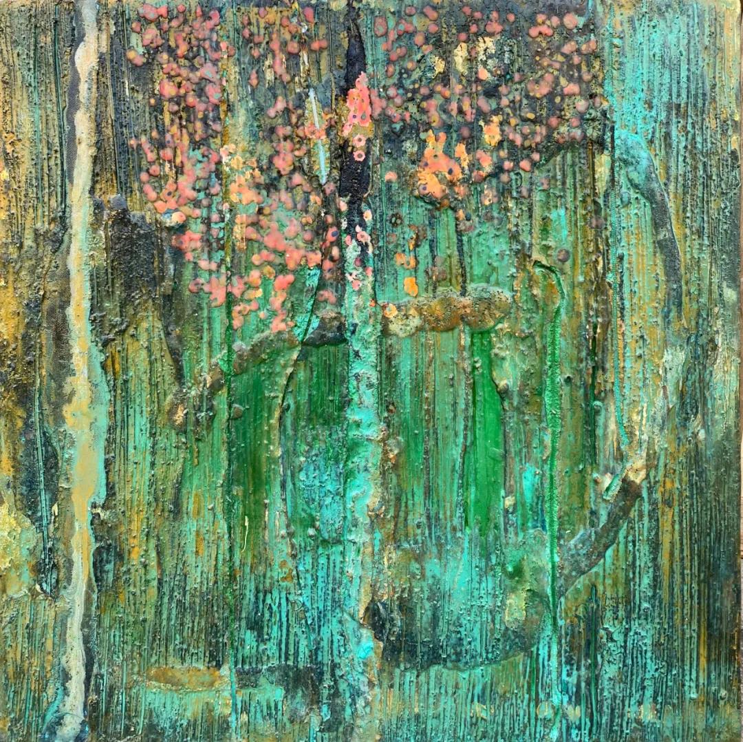 肖颖 绿色记忆 60X60cm 2019