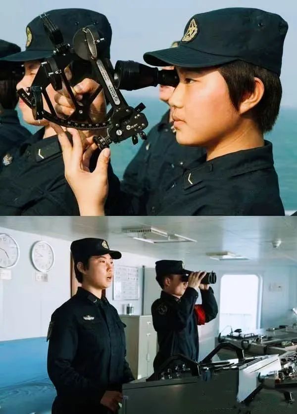2012年,她作为中国海军首批上舰女兵,成为井冈山舰的操舵兵.