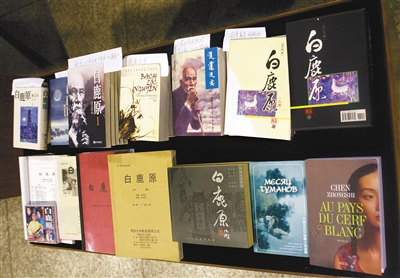 海内外不同版本的小说《白鹿原》封面