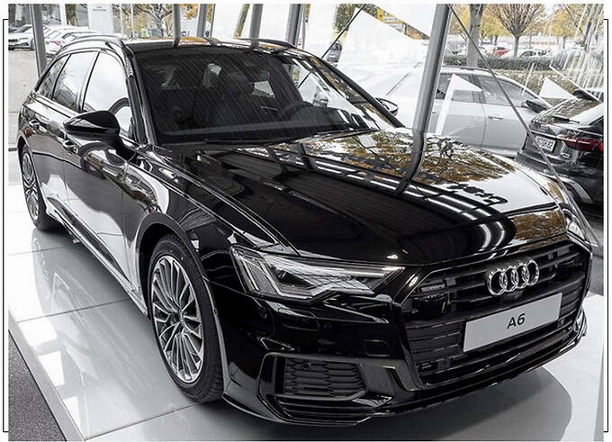 奥迪新款a6进店实拍搭20t插混动力内配液晶大屏