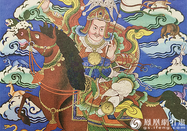 格萨尔王壁画 杨文远 翻拍