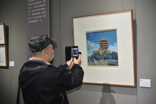 28幅手稿蓝图回“娘家” 黄鹤楼重建工程总设计师向欣然回顾展今日开展