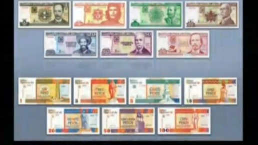 2012年古巴现行两套货币体系，国家货币单位分别是比索与外汇卷