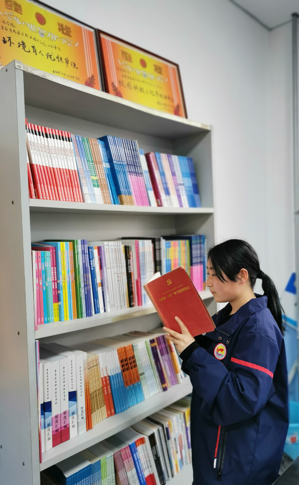 青岛求实职业技术学院组织“读党史、跟党走”读书活动