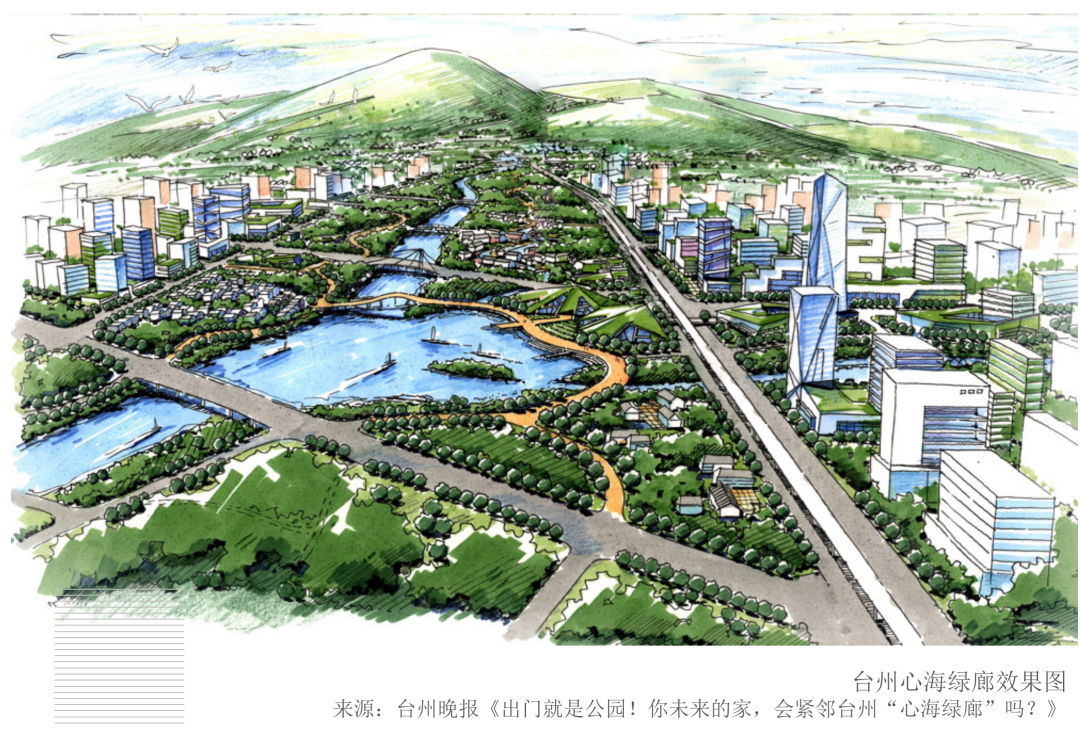 中央公园 (规划中) 在"心海绿廊"的怀抱中