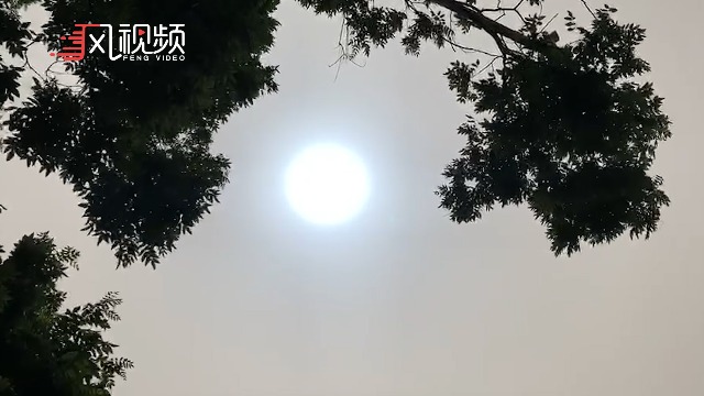 沙尘暴蓝太阳图片