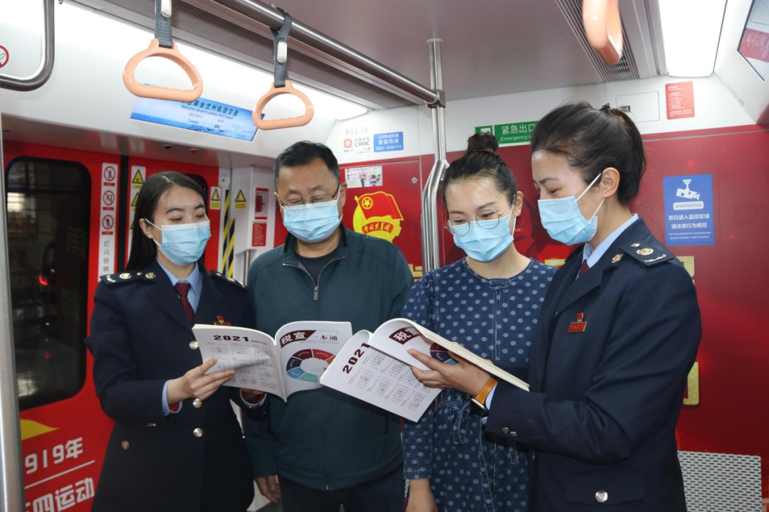 “五四”火炬点亮青春之光 甘肃税干这样迎青年节