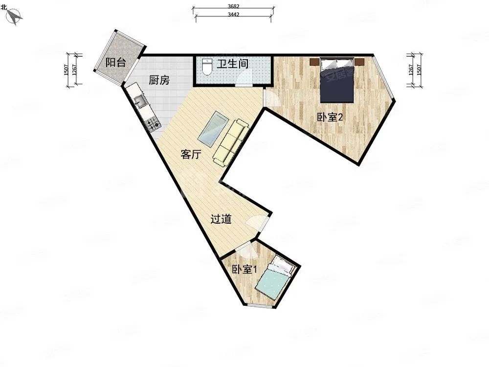 上海12平刀片房挂牌80万85万当天成交
