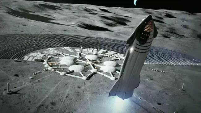 美国spacex星舰原型机在试飞测试中成功着陆