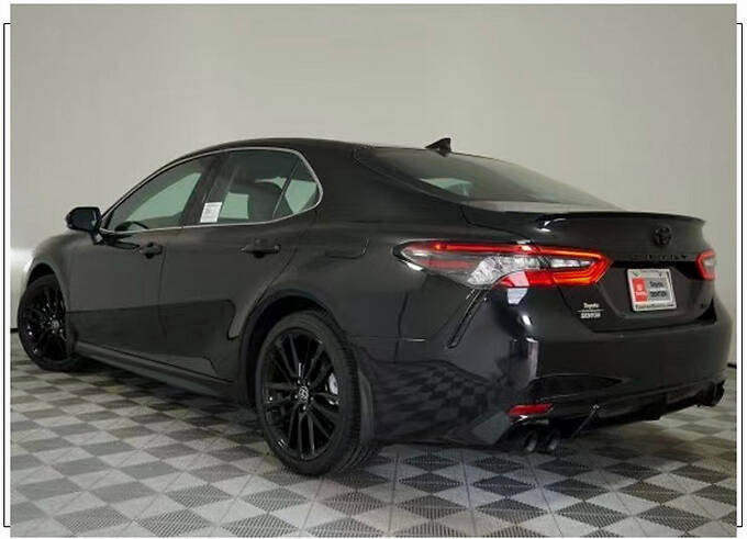 全车配黑化套件丰田凯美瑞运动版实拍搭35l引擎8at变速箱