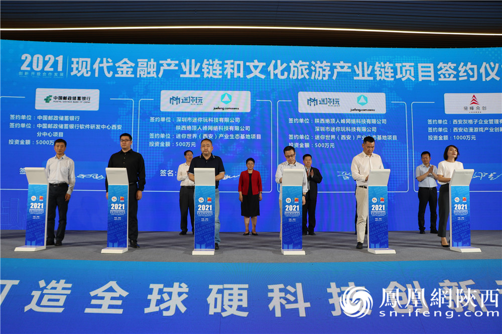 现代金融及文化旅游产业链项目签约仪式