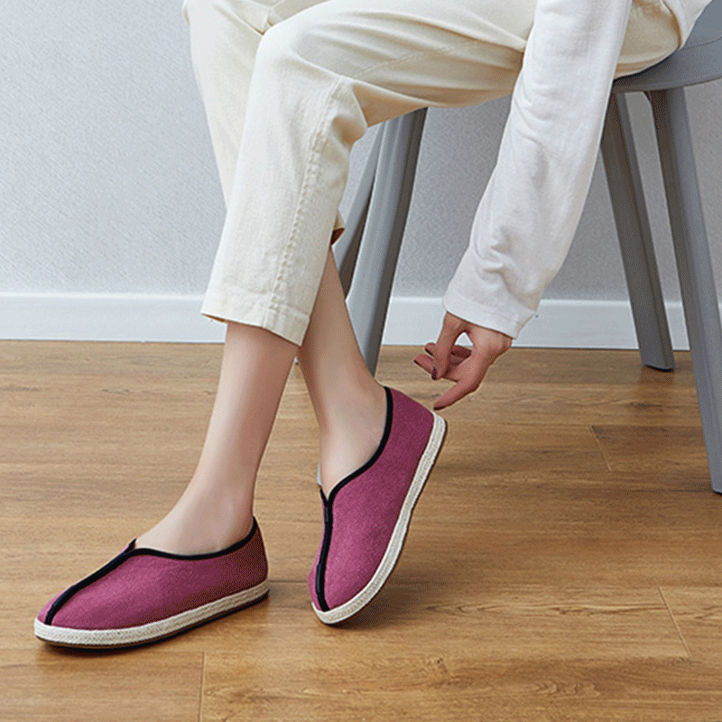 中国人穿了数千年的老布鞋软弹似棉花边走边养身