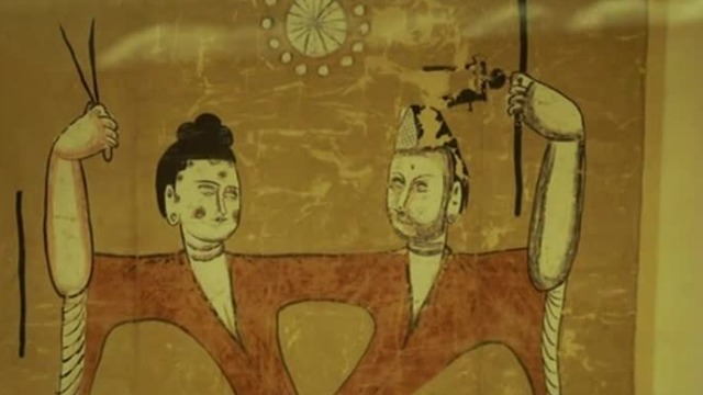 新疆文物：伏羲女娲图为何会被木钉钉在墓顶上？