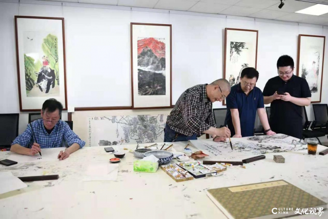 恰重名重姓，叙艺术佳话——书法家王磊和画家王磊走进文化视界