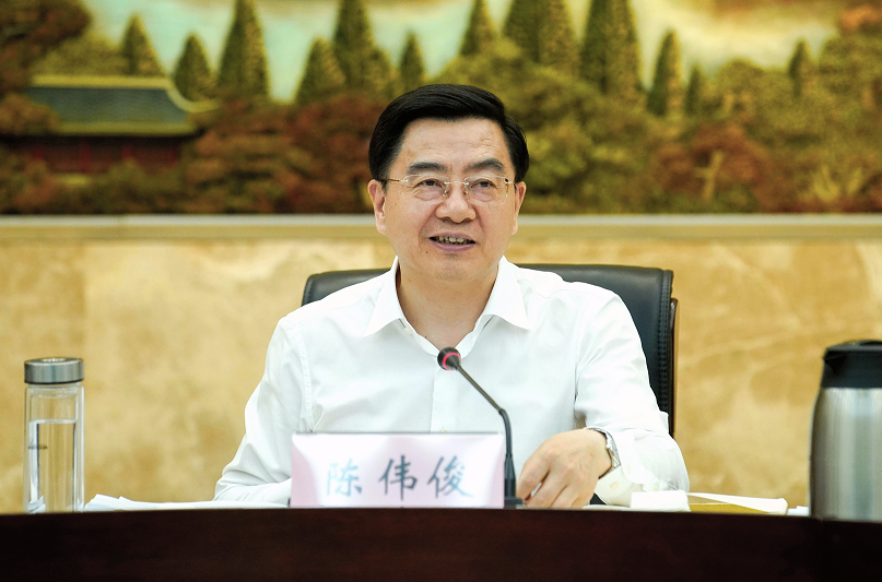 温州市委书记陈伟俊高质量严要求走前列当标兵