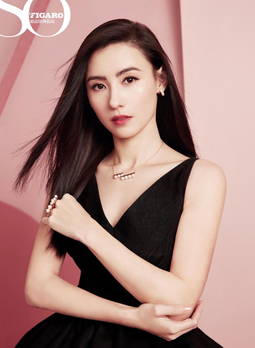 张柏芝520浪漫封面大片曝光粉色几何背景下尽显公主范儿