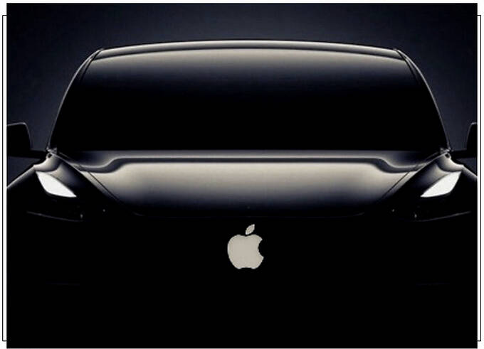 苹果汽车渲染图曝光溜背造型设计/贯穿式灯带-图4