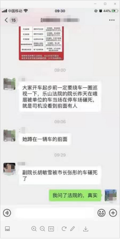 四川乐山中院一副院长车祸身亡，有称市长车误轧，当地回应：没听说