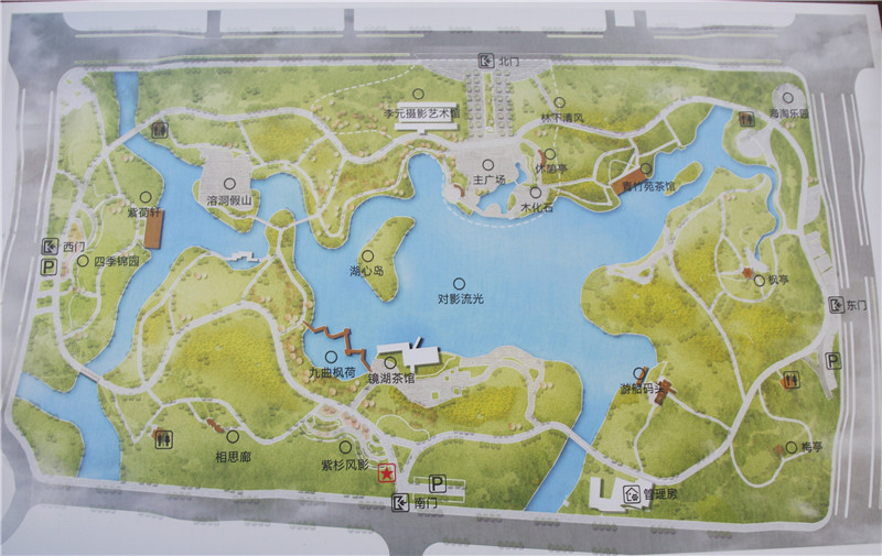 宁波鄞州公园地图图片