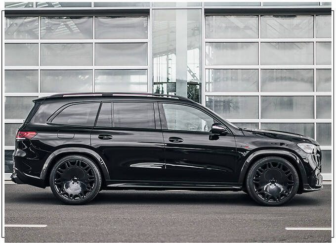 梅赛德斯amggls63改装版v8引擎碳纤维套件动力大幅升级