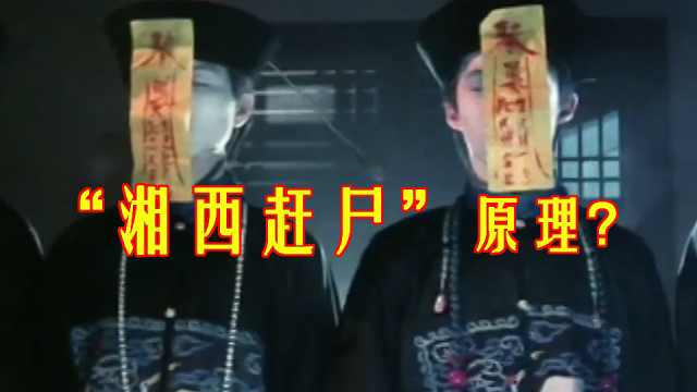 几个尸体排成一排就能走？湘西赶尸的原理是什么？