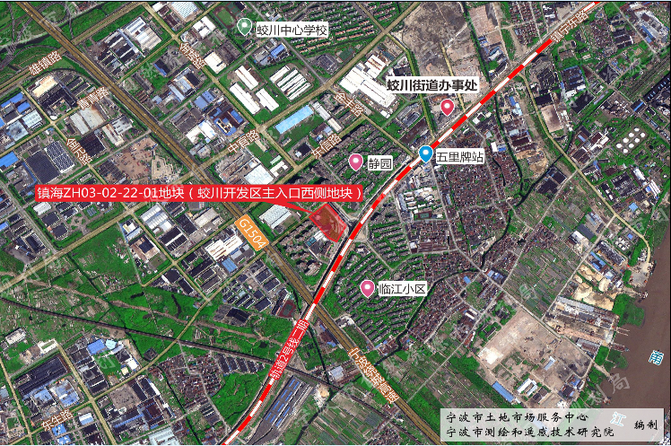 镇海蛟川滨江新城规划图片