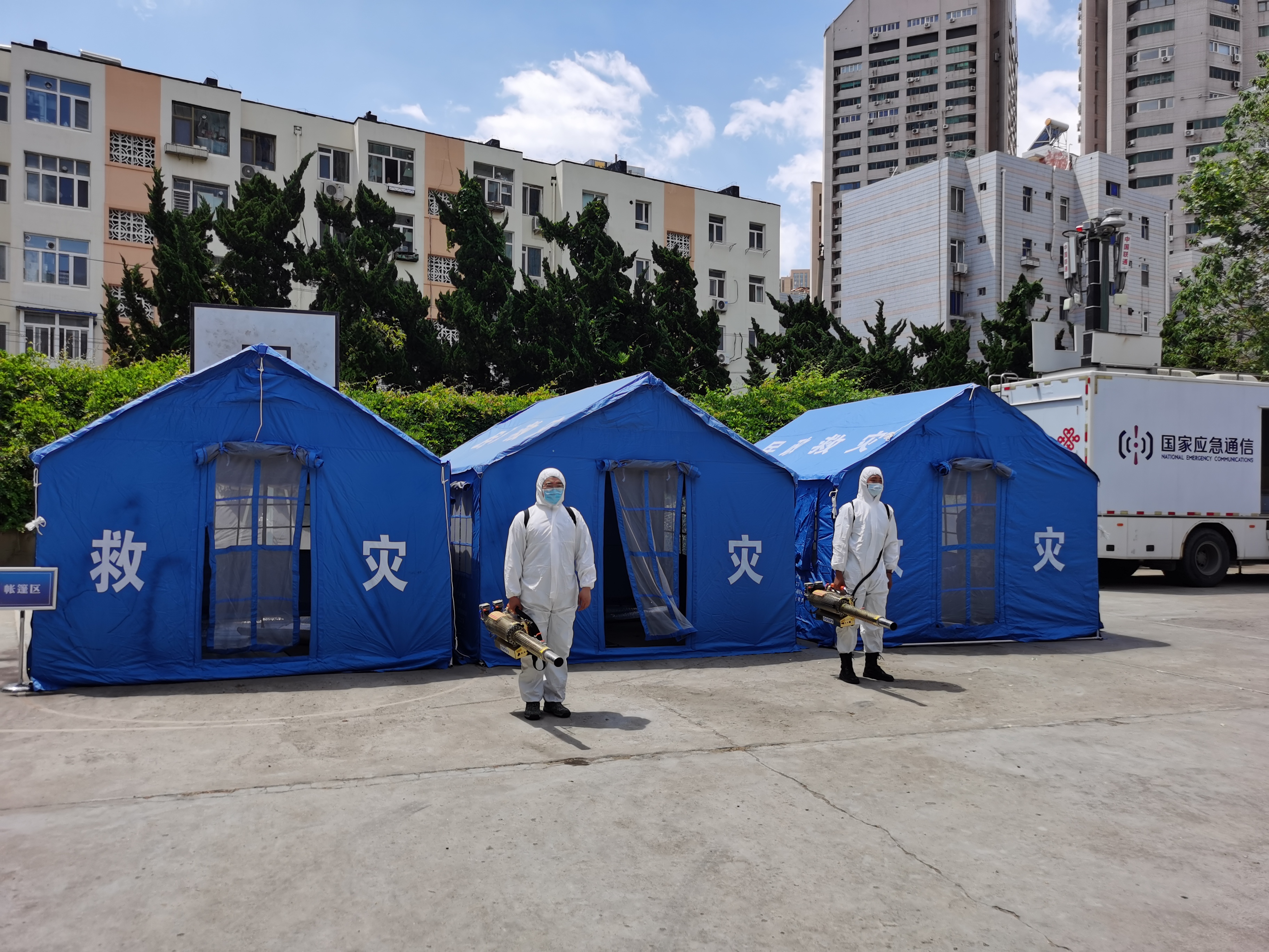 居安思危青岛市人防办组织开展青防2021重要经济目标防空袭演练