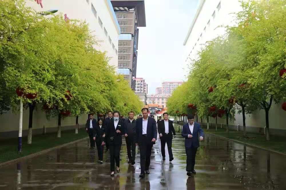 图1领导调研 平泉市委宣传部供图