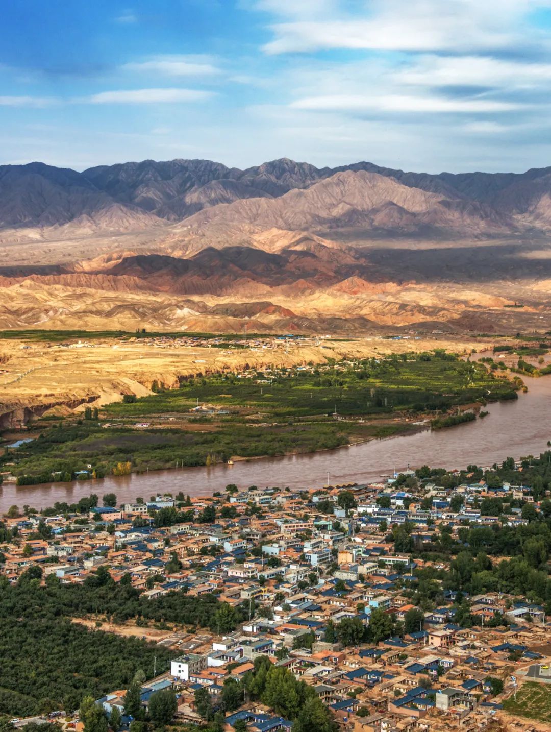 ▲ 白银市景泰县龙湾村。摄影/李平安